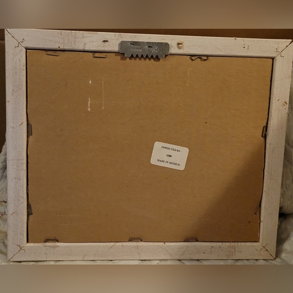 Framed Geranium/Fern Plant Print - Picture 3 of 3